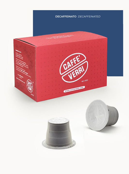Decaffeinated coffee capsules - compatible with Nespresso