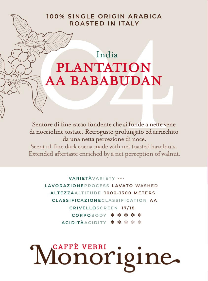 Monorigine | India Plantation Bababudan | 250 gr