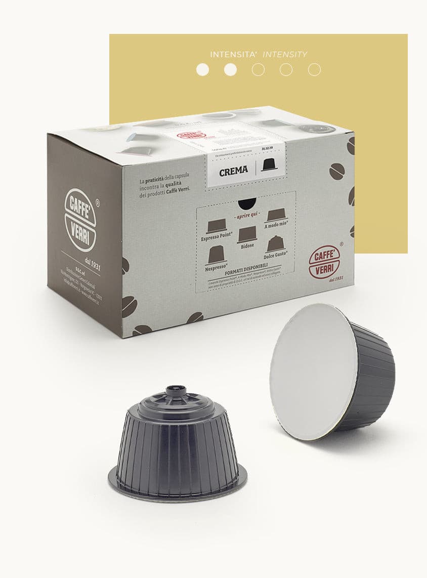 Crema Blend coffee capsules - compatible Nescafè Dolce Gusto – D.G.C. srl