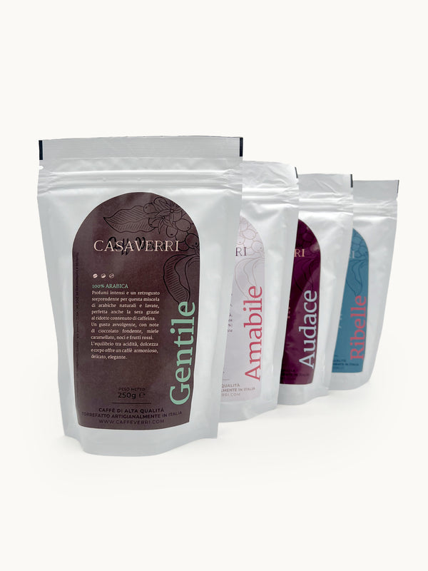 Artisanal coffee tasting set Caffè Verri