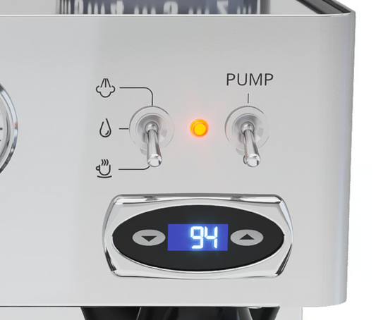 Macchina per Espresso LELIT ANITA CON DISPLAY - Acciaio Inossidabile