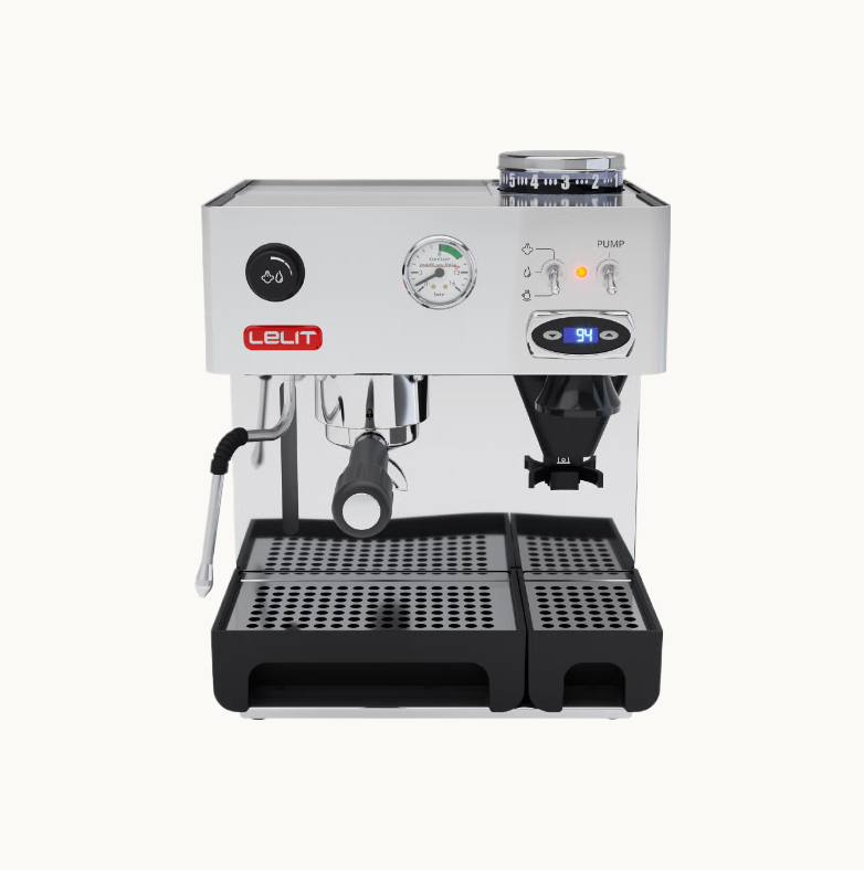 Macchina per Espresso LELIT ANITA CON DISPLAY - Acciaio Inossidabile