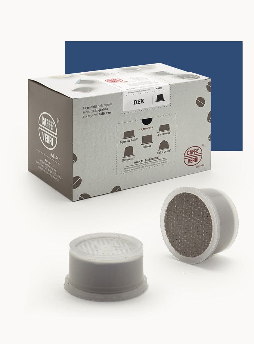Decaffeinated coffee capsules - compatible with Lavazza Espresso Point