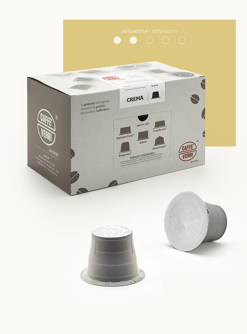 Crema Blend Coffee Capsules - compatible with Nespresso